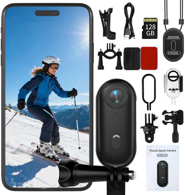 4K Mini Bicycle Camera 128GB