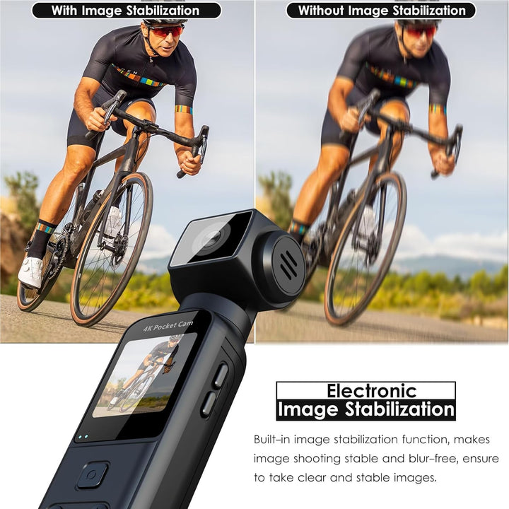 True 4K Pocket Vlog Camera Kits with 128GB TF Cards
