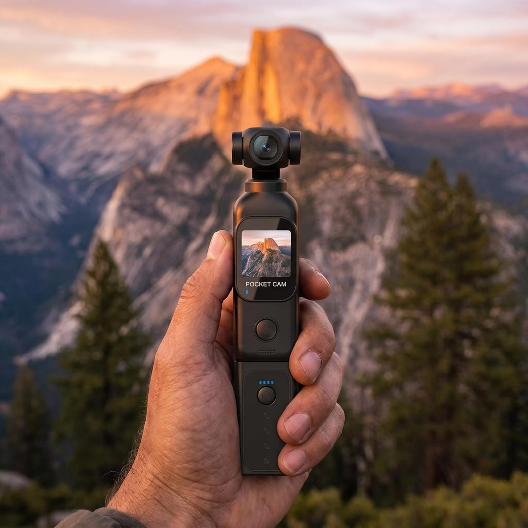 True 4K Pocket Vlog Camera Kits with 128GB TF Cards