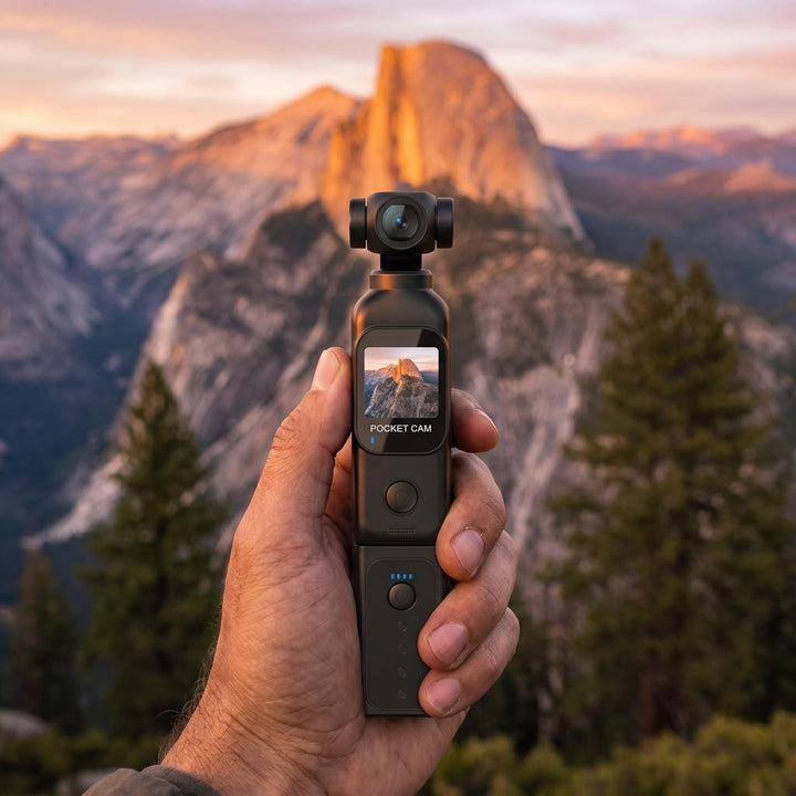 True 4K Pocket Vlog Camera Kits with 128GB TF Cards
