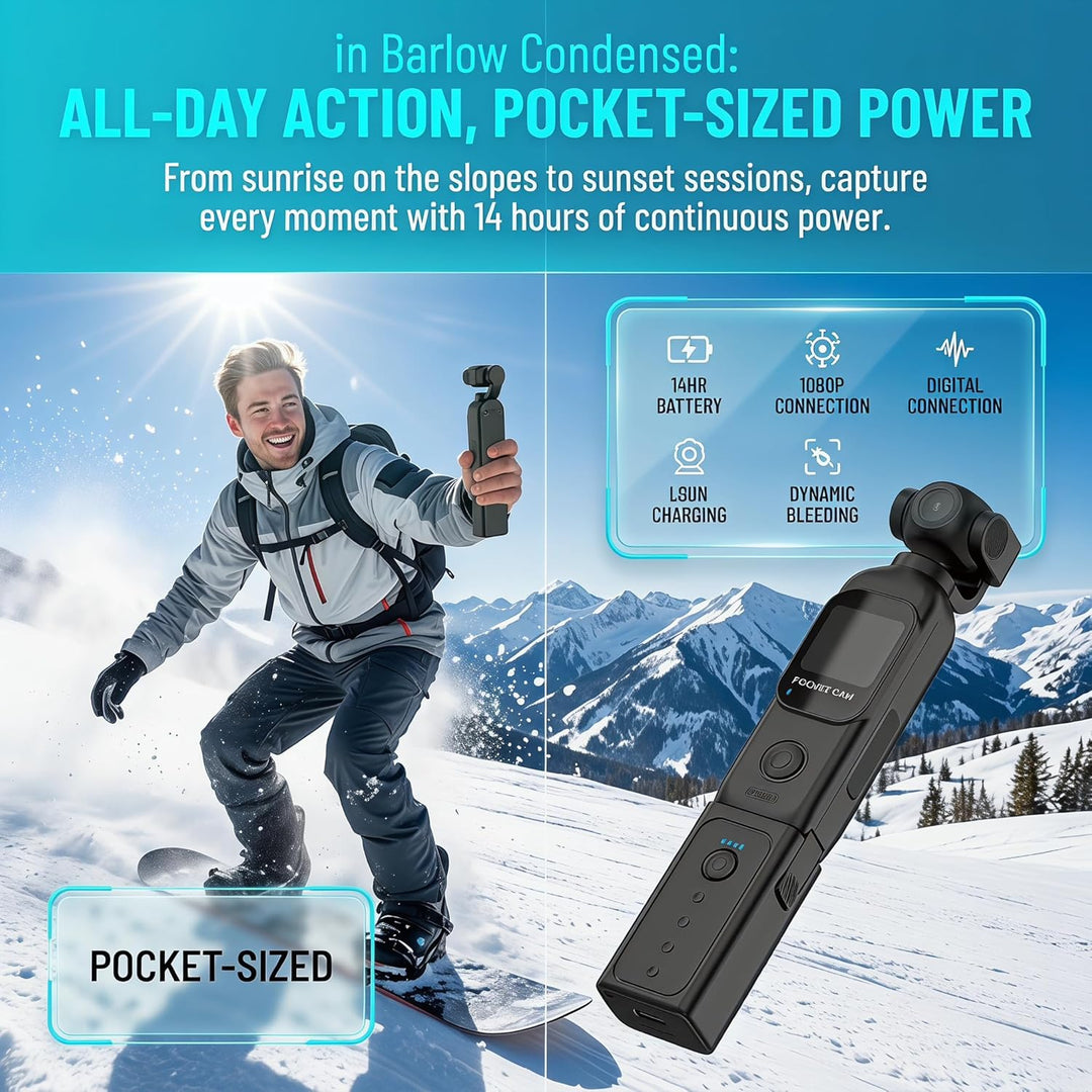 True 4K Pocket Vlog Camera Kits with 128GB TF Cards
