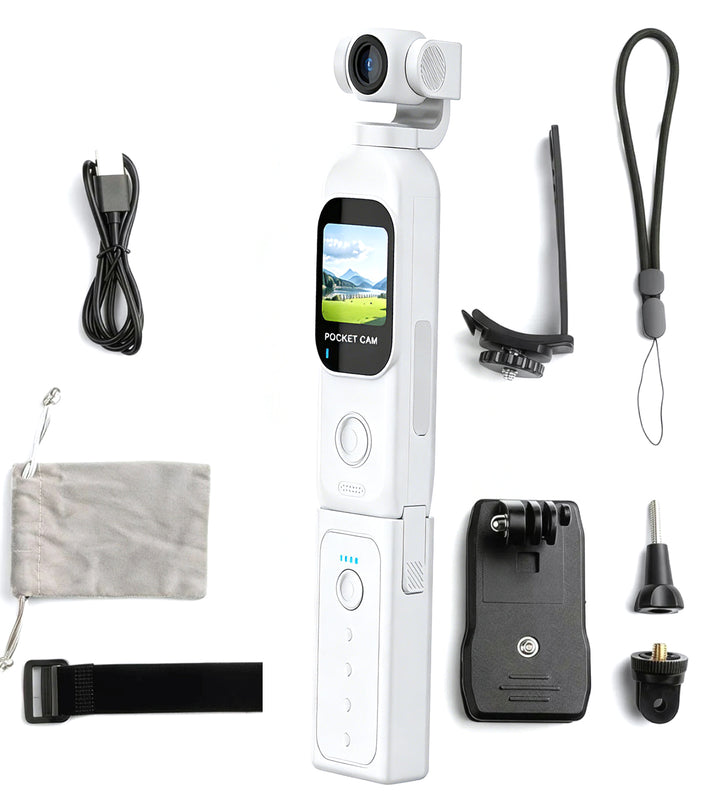 True 4K Pocket Vlog Camera Kits with 128GB TF Cards
