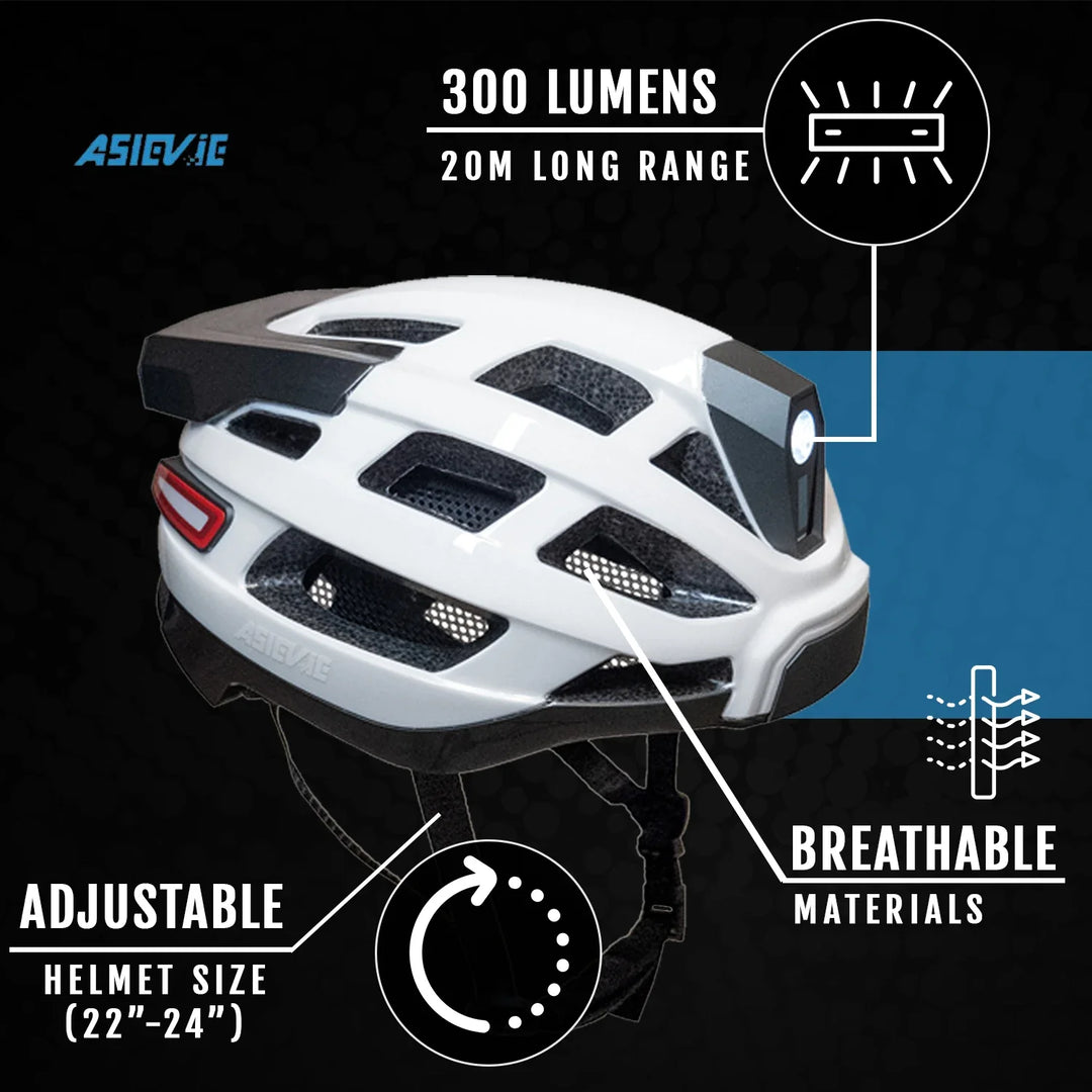 bike helmet under 300 ASIEVE SMART CYCLING HELMET – Asievie